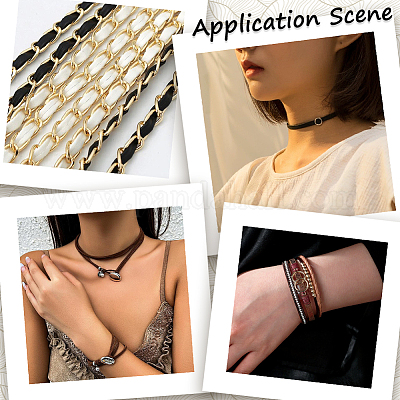 5 шт. шнуры из микрофибры и искусственной кожи WL-CL0001-13A-02-1