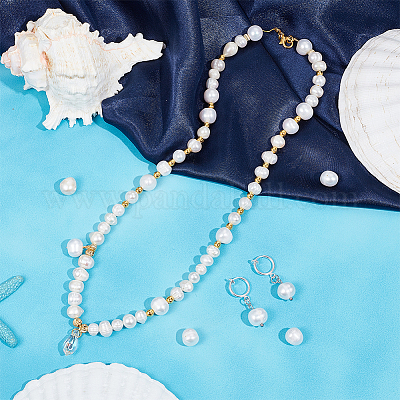 1 нить бусин из натурального культивированного пресноводного жемчуга PEAR-NB0002-44-1