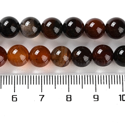 Натуральные полосатые агатовые / полосатые агатовые бусинки G-Z060-A01-B13-1