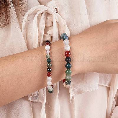 280шт 7 стиля бусины из натурального драгоценного камня G-SZ0002-04B-1