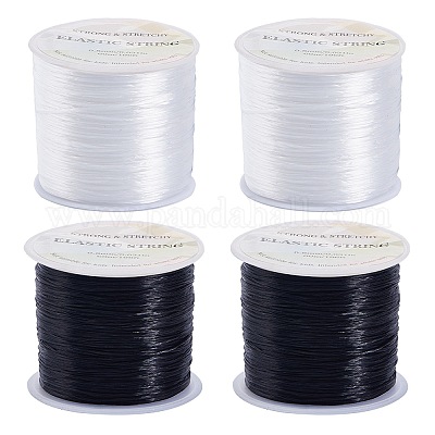 2 рулон 2 цвета плоская эластичная хрустальная нить EW-SC0001-04-1