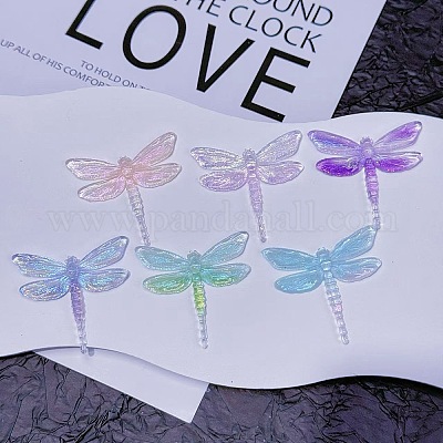 Светящиеся кабошоны из прозрачной смолы CRES-L045-19-1