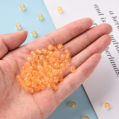 Прозрачные акриловые бусины&nbsp;X-MACR-S370-A6mm-719-1