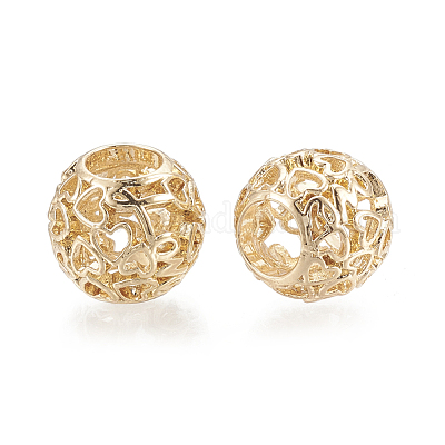 Сплавочные европейские бусины PALLOY-T048-29G-1