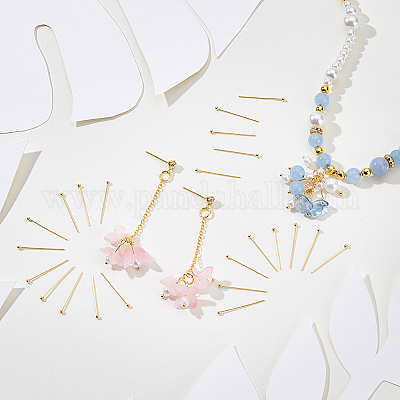 60 шт. 925 серебряные булавки с шаровой головкой STER-PH0003-16G-1