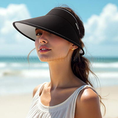 1 cappello con protezione solare in poliestere&nbsp;AJEW-TA0002-57A-1