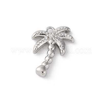 Подвески из латуни с прозрачным фианитом KK-V016-01P-1