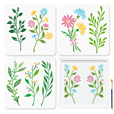 1 комплект трафаретов для рисования домашних животных DIY-MA0006-48-1