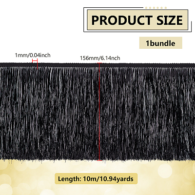 Отделка бахромой из полиэстера OCOR-WH0082-207A-1-1