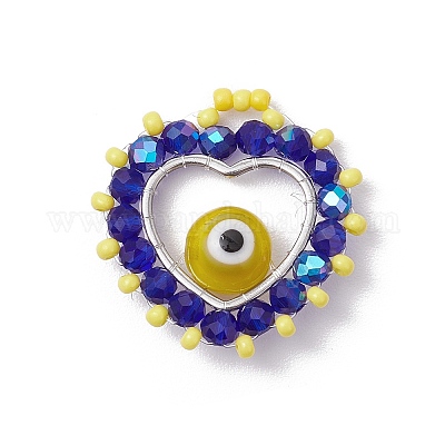 Стеклянные бусы подвески PALLOY-MZ00654-05-1