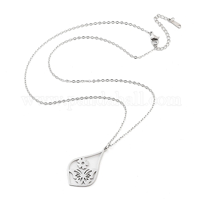 Не тускнеющие подвески из нержавеющей стали 304 NJEW-P306-03P-1