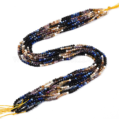 Природных драгоценных камней смешанного бисер нитей&nbsp;G-D080-A01-02-27-1