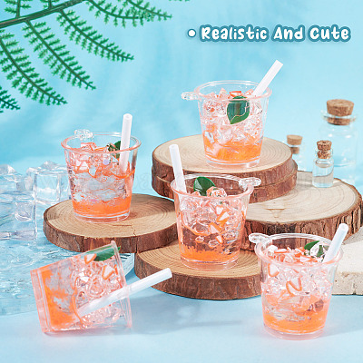 Большие подвески из прозрачной смолы RESI-TAC0019-04E-1