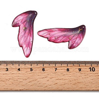 2 шт. подвески из прозрачной эпоксидной смолы RESI-A044-05B-1