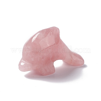 Натуральный розы украшения кварц дисплей DJEW-G031-01E-1