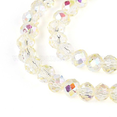 Прозрачные стеклянные бусины EGLA-N016-3mm-05-1