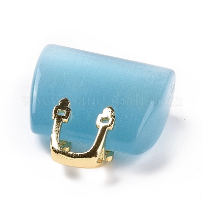 Подвески кошачий глаз G-P490-01G-01-1