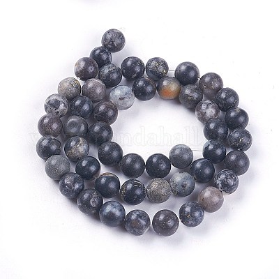 Природных амазонит бисер нитей G-L500-04-8mm-1