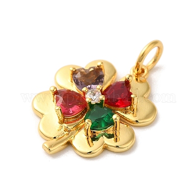 Стойки обшивки латунь микро проложить Циркон подвеску KK-U022-11A-G-1