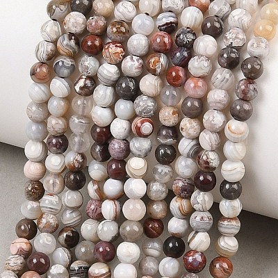 Натуральный мексиканский агат&nbsp;G-G345-B01-3mm-1