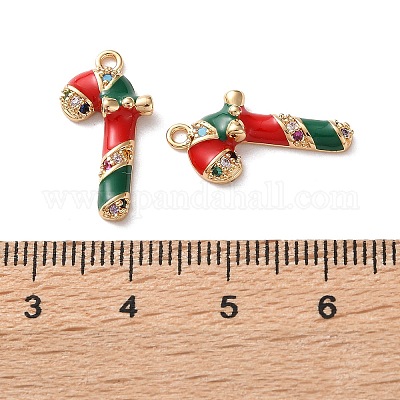 Латунные микро проложить кубического циркония подвески KK-D420-01G-03-1