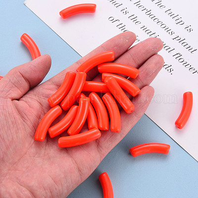 Непрозрачные акриловые бусины&nbsp;MACR-S372-002B-S026-1