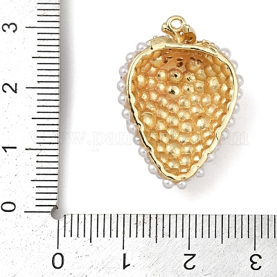 Латунные микропаве прозрачные подвески с фианитом KK-R224-01A-G-1