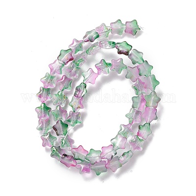 Прозрачный стеклянный бисер нить X1-GLAA-F112-04D-1