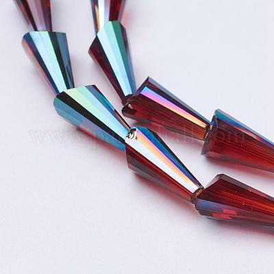 Perles en verre electroplate&nbsp;EGLA-E001-05-1