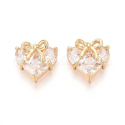 Латунные микро проложить кубического циркония подвески KK-T071-45G-1