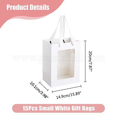 Прямоугольные бумажные пакеты для хранения с ручкой ABAG-WH0046-26A-01-1