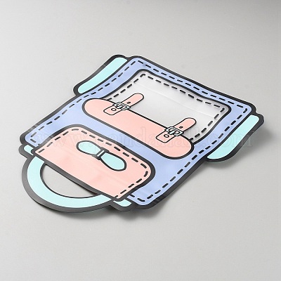 Пластиковые пакеты с застежкой-молнией в мультяшном стиле ABAG-WH20009-04A-1