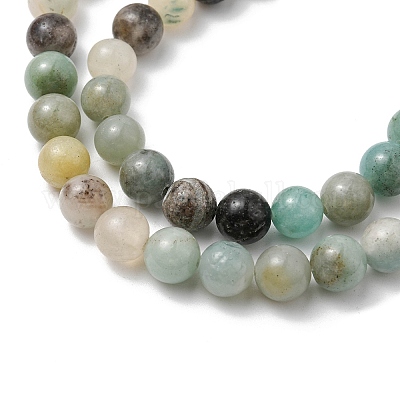 Натуральный цветок амазонитовые бусины пряди&nbsp;G-YW0001-24-1