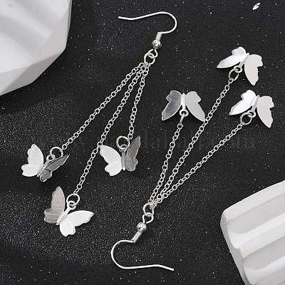 Болтающийся серьги EJEW-JE04092-1