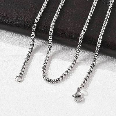 Изготовление ожерелий из венецианской цепочки из нержавеющей стали 304 STAS-A028-N031P-A-1