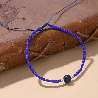 Плетеные браслеты из нейлоновой нити BJEW-JB04346-1