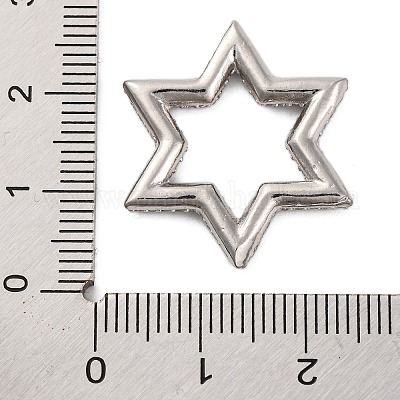 Латунное покрытие стойки микро паве прозрачный кубический цирконий соединительные кольца KK-Z070-12P-01-1