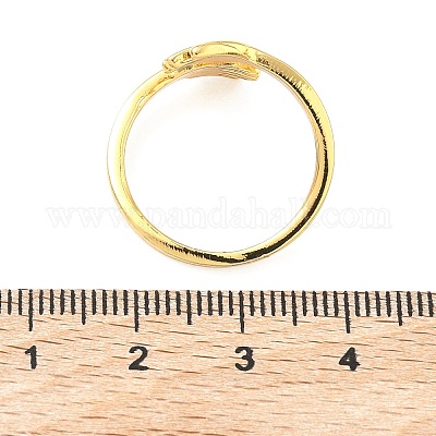 Messing Manschettenringe&nbsp;RJEW-D341-03G-1