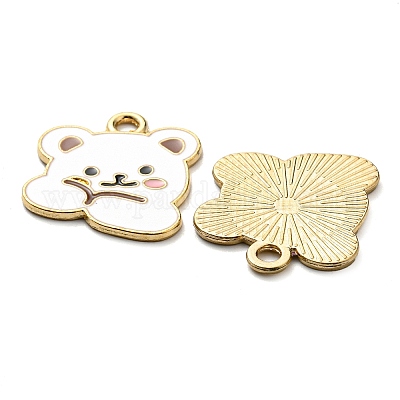 40шт 2 цвета сплава эмалевые подвески ENAM-SZ0002-34-1