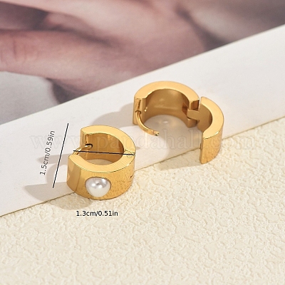 Серьги-кольца из нержавеющей стали UG2096-1