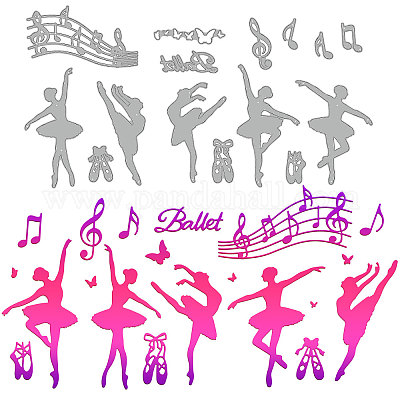 Углеродистая сталь разрезает трафареты DIY-WH0309-1009-1