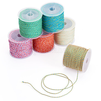 6 рулон хлопкового шнура 6 цветов&nbsp;OCOR-TA0002-41-1