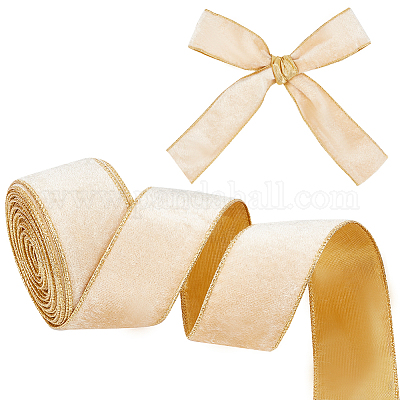 Односторонняя бархатная лента с проволокой OCOR-WH0078-222A-02-1