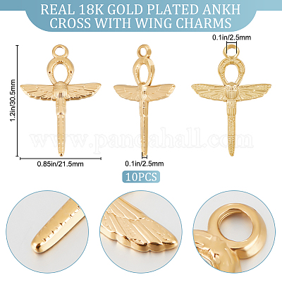 10 шт. подвески из нержавеющей стали 201 STAS-BBC0003-06-1