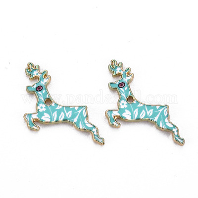 Подвески из эмали и сплава ENAM-N055-017A-07-NR-1