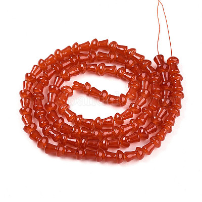 Выпечка окрашенные стеклянные бусины пряди DGLA-N007-01B-1