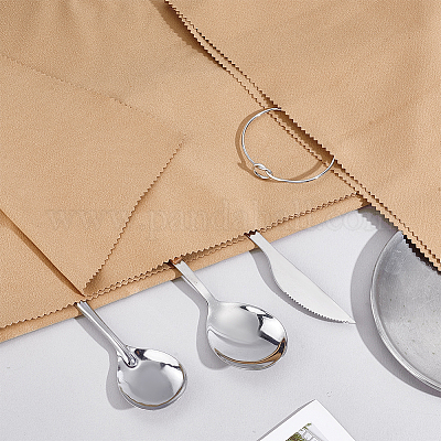 Ткань для полировки из замши AJEW-WH0678-12A-1