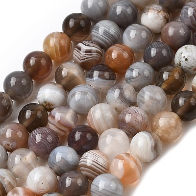 Природные Ботсвана агат бисер нитей G-H334-A01-01-1