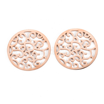 Филигранные соединительные звенья из нержавеющей стали 304 STAS-S116-197RG-1