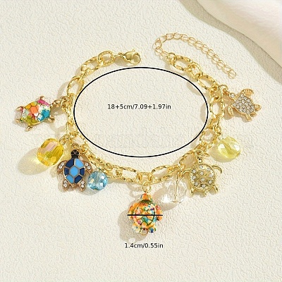 Летние браслеты из сплава с микропаве из кубических цирконий JM8807-1